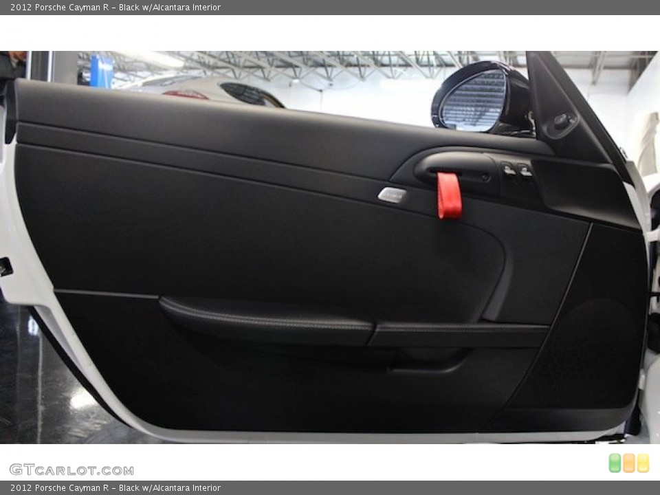 Black w/Alcantara Interior Door Panel for the 2012 Porsche Cayman R #78724886