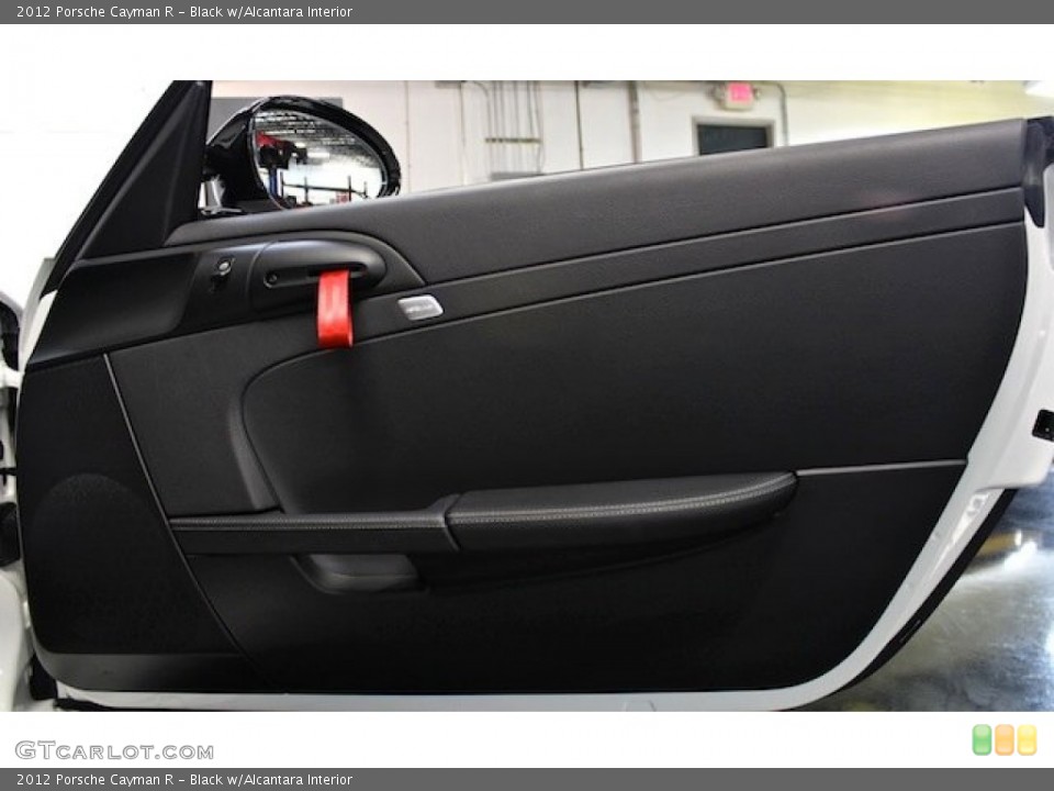 Black w/Alcantara Interior Door Panel for the 2012 Porsche Cayman R #78724896
