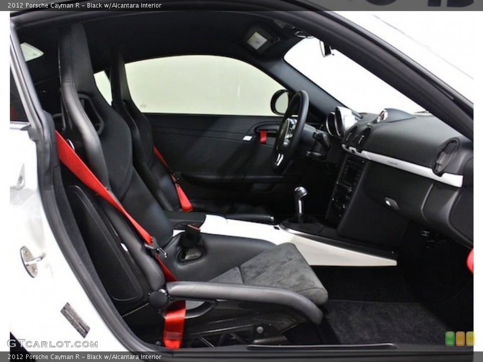 Black w/Alcantara Interior Front Seat for the 2012 Porsche Cayman R #78724994