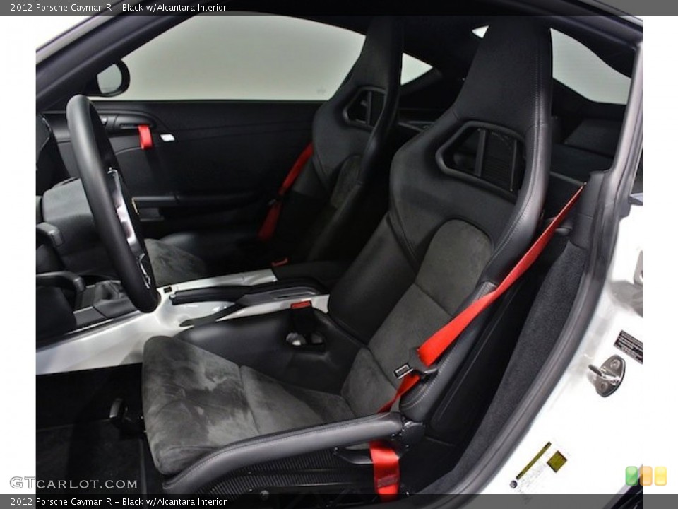 Black w/Alcantara Interior Front Seat for the 2012 Porsche Cayman R #78725015