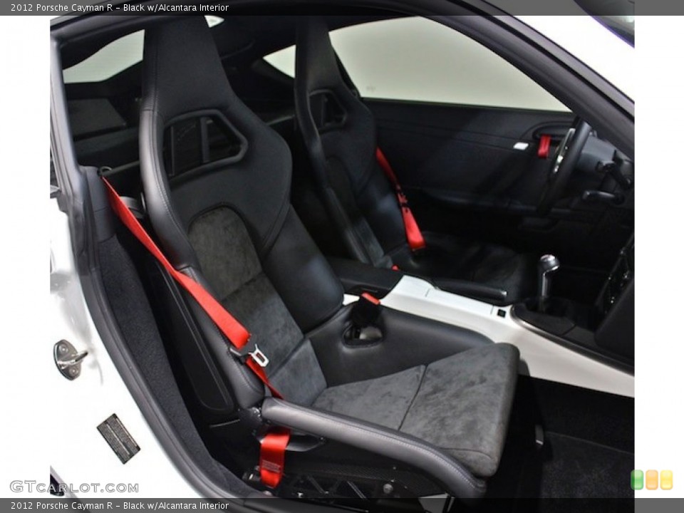Black w/Alcantara Interior Front Seat for the 2012 Porsche Cayman R #78725058