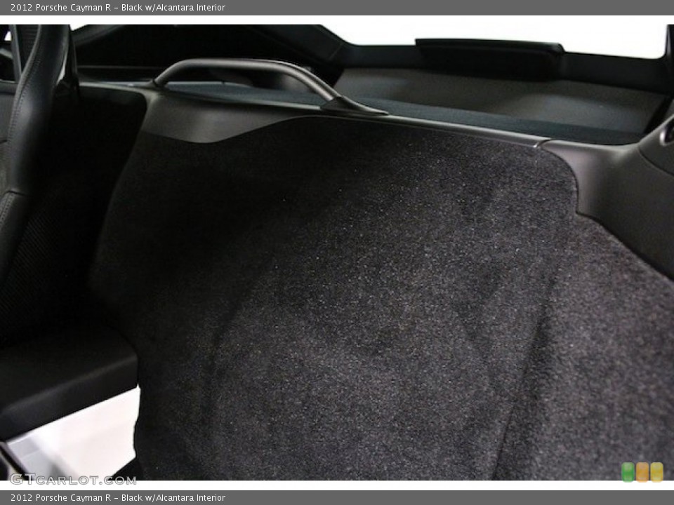 Black w/Alcantara Interior Rear Seat for the 2012 Porsche Cayman R #78725110