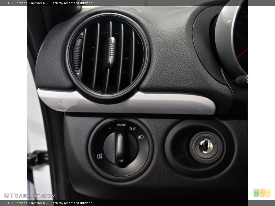 Black w/Alcantara Interior Controls for the 2012 Porsche Cayman R #78725195