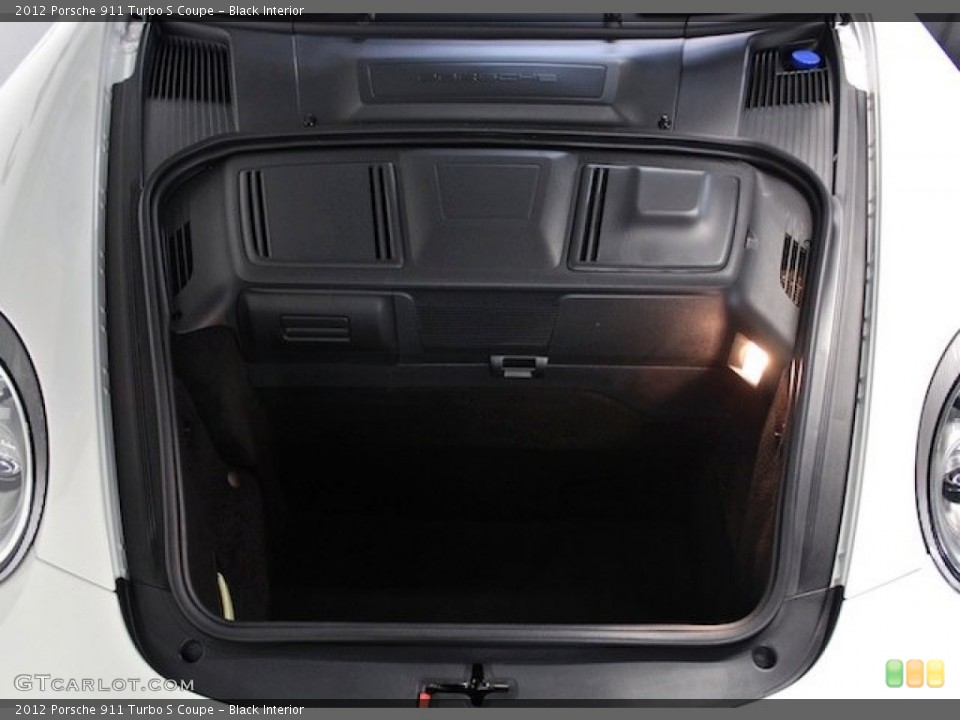 Black Interior Trunk for the 2012 Porsche 911 Turbo S Coupe #78725864