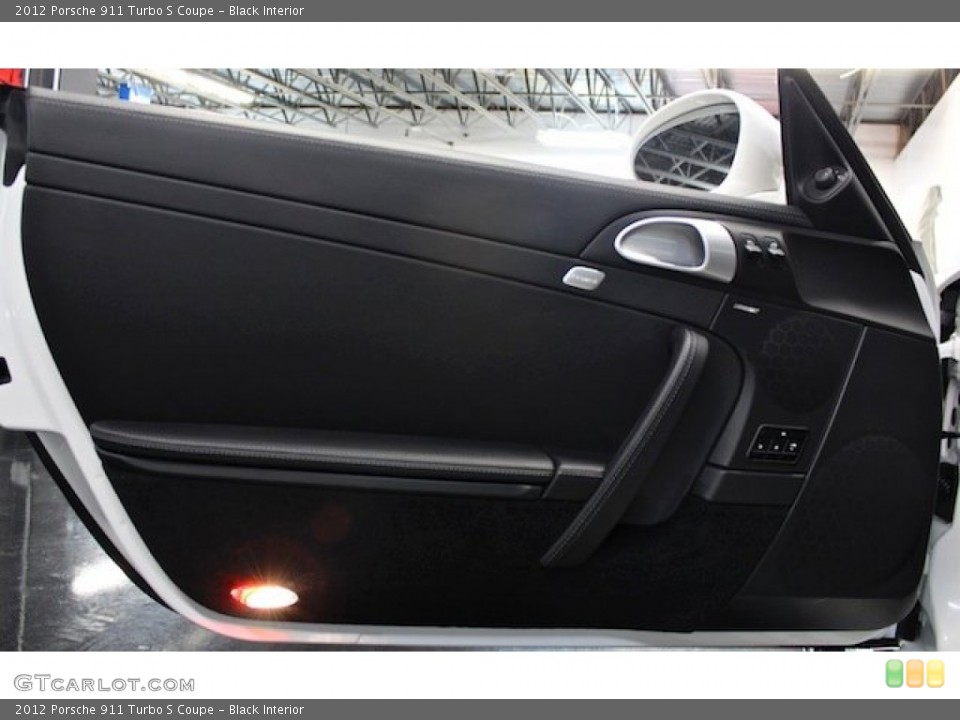 Black Interior Door Panel for the 2012 Porsche 911 Turbo S Coupe #78726113