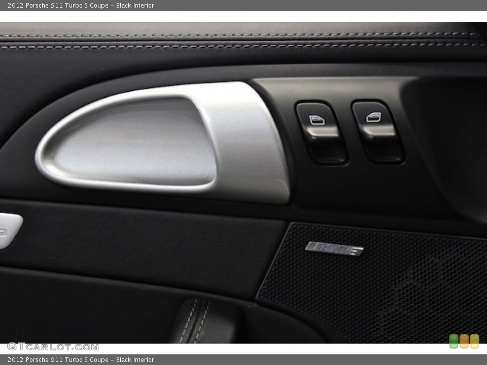 Black Interior Controls for the 2012 Porsche 911 Turbo S Coupe #78726146