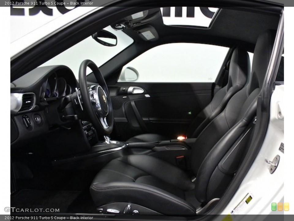 Black Interior Photo for the 2012 Porsche 911 Turbo S Coupe #78726197