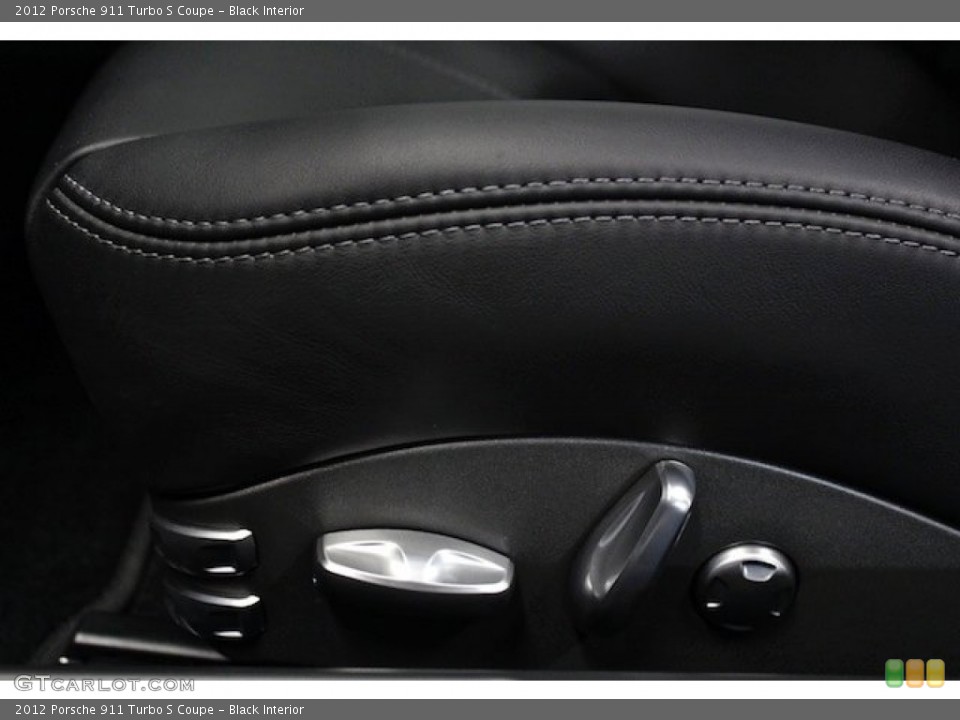 Black Interior Controls for the 2012 Porsche 911 Turbo S Coupe #78726271