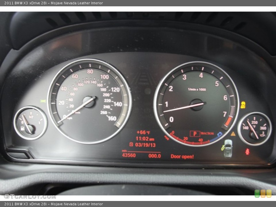 Mojave Nevada Leather Interior Gauges for the 2011 BMW X3 xDrive 28i #78726815