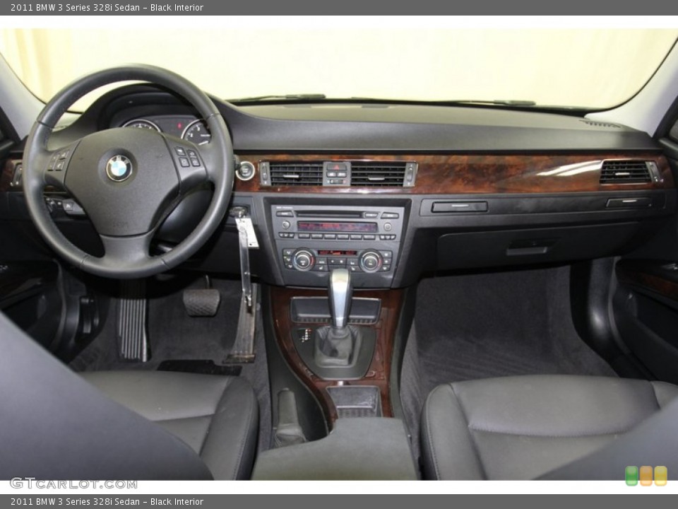 Black Interior Dashboard for the 2011 BMW 3 Series 328i Sedan #78726899