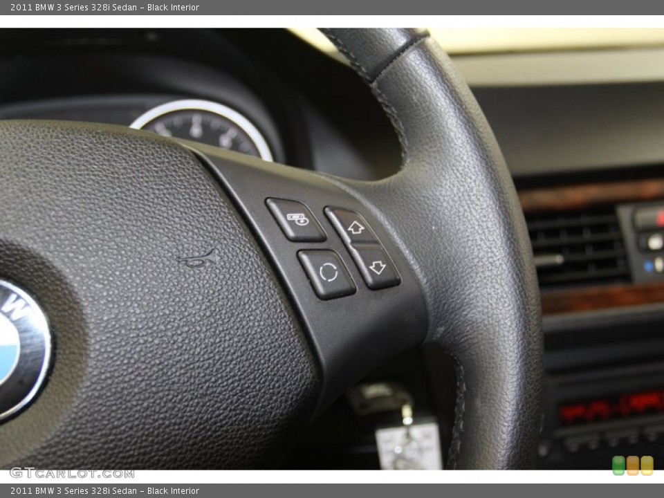 Black Interior Controls for the 2011 BMW 3 Series 328i Sedan #78727205