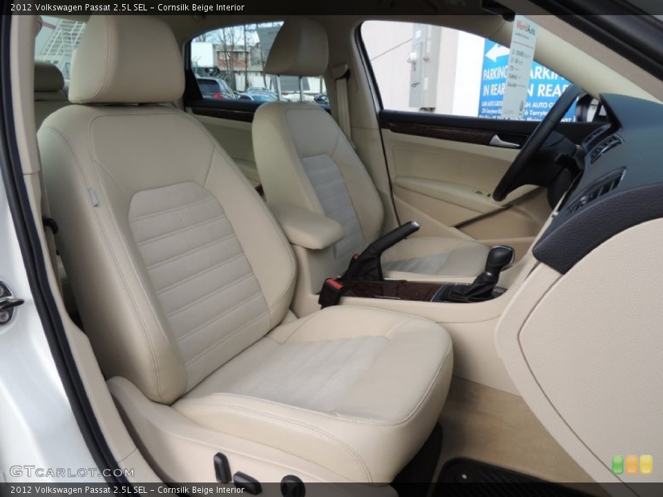 Cornsilk Beige Interior Front Seat for the 2012 Volkswagen Passat 2.5L SEL #78728042