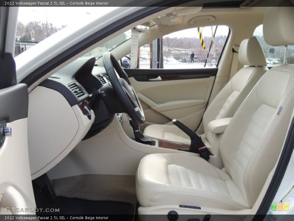 Cornsilk Beige Interior Photo for the 2012 Volkswagen Passat 2.5L SEL #78728075