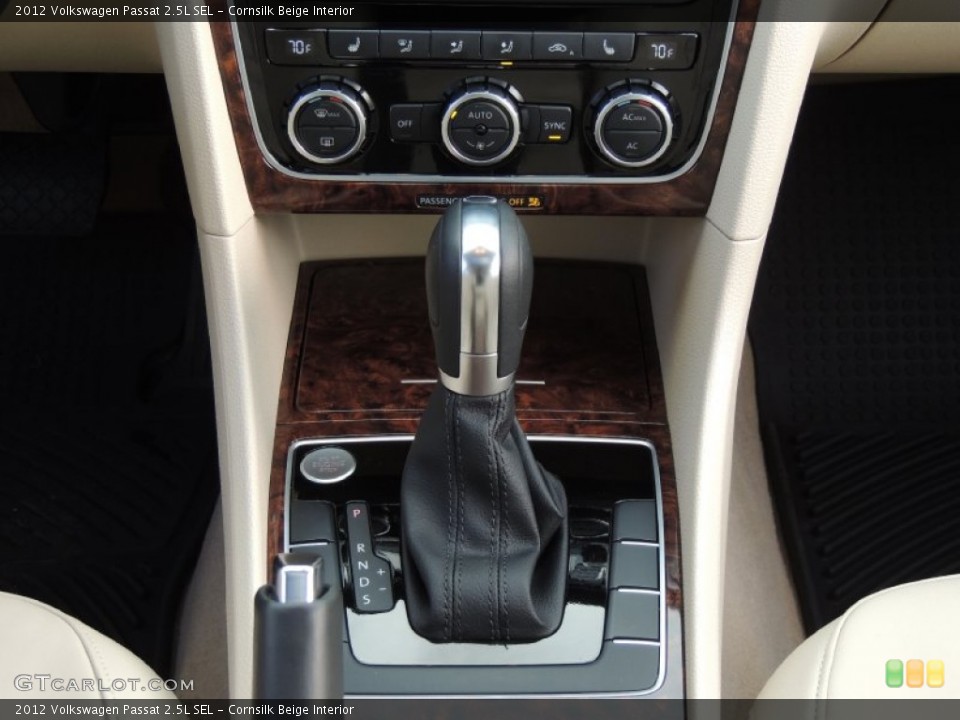 Cornsilk Beige Interior Transmission for the 2012 Volkswagen Passat 2.5L SEL #78728237