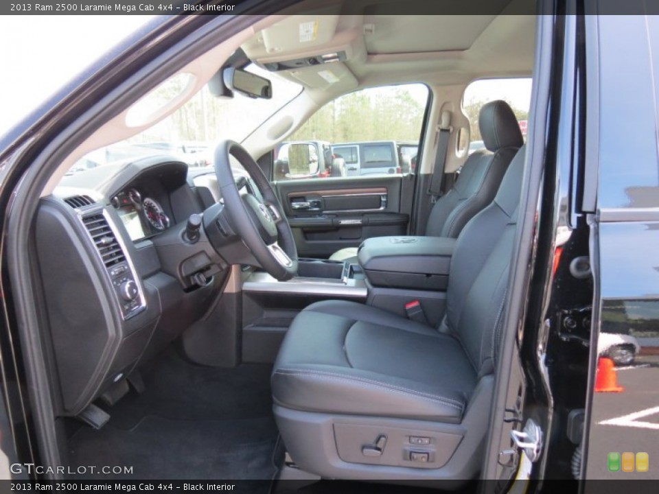 Black Interior Photo for the 2013 Ram 2500 Laramie Mega Cab 4x4 #78728453