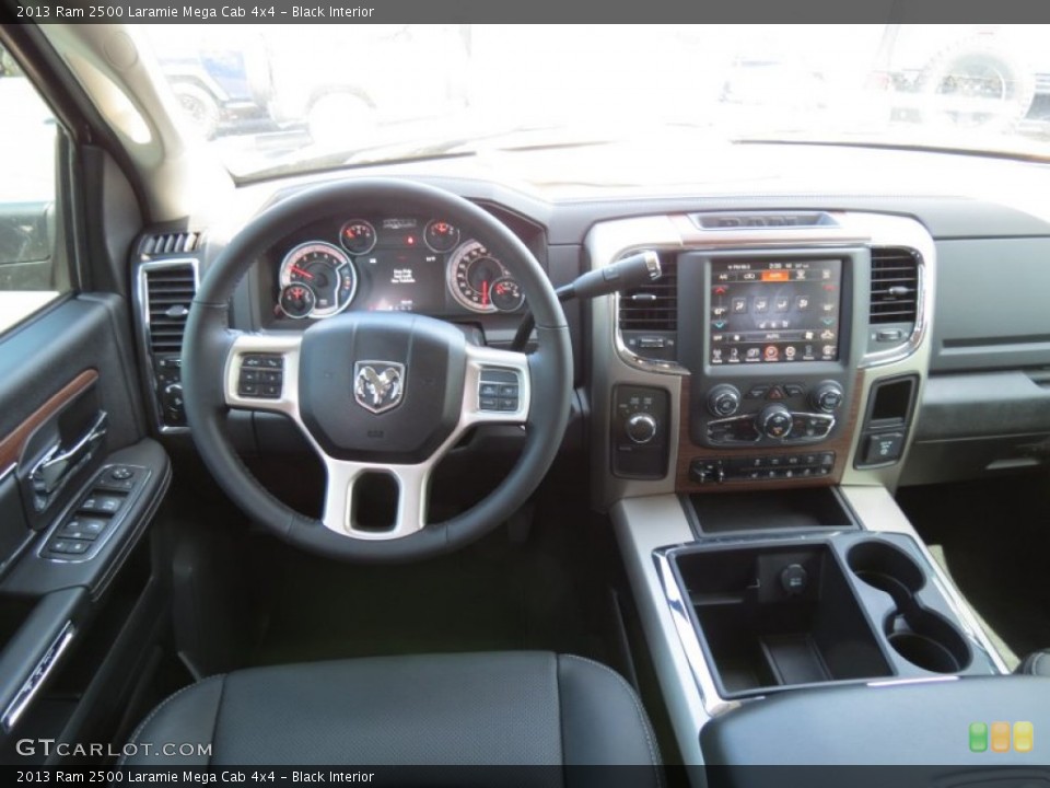 Black Interior Dashboard for the 2013 Ram 2500 Laramie Mega Cab 4x4 #78728486