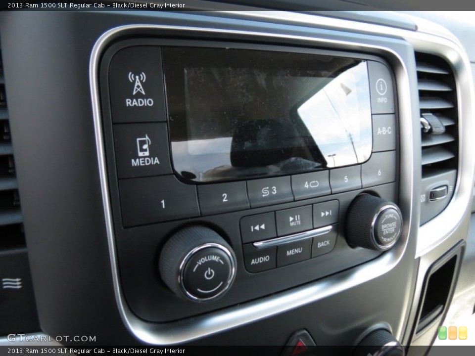 Black/Diesel Gray Interior Audio System for the 2013 Ram 1500 SLT Regular Cab #78729737