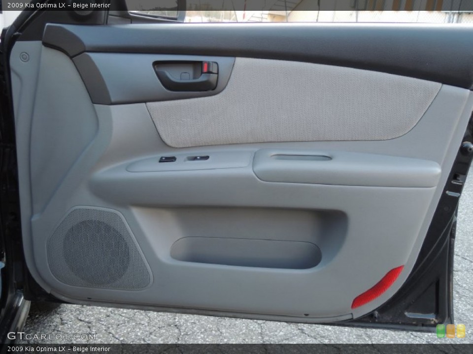 Beige Interior Door Panel for the 2009 Kia Optima LX #78729880