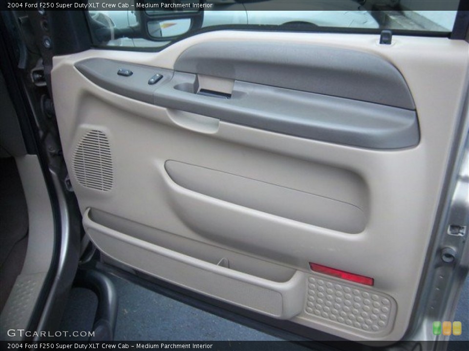 Medium Parchment Interior Door Panel for the 2004 Ford F250 Super Duty XLT Crew Cab #78729938