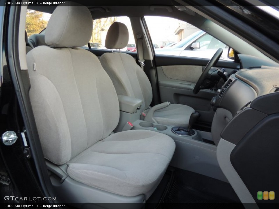 Beige Interior Front Seat for the 2009 Kia Optima LX #78729941
