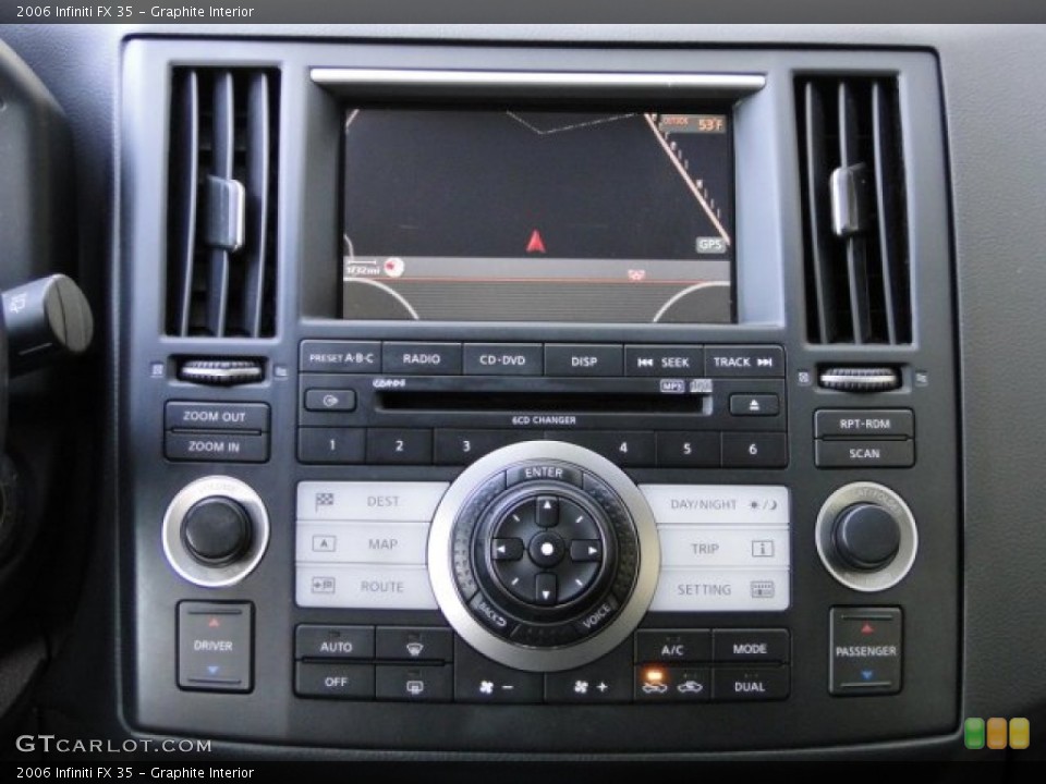 Graphite Interior Controls for the 2006 Infiniti FX 35 #78730085