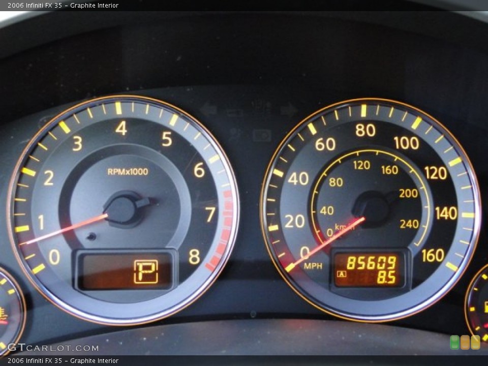 Graphite Interior Gauges for the 2006 Infiniti FX 35 #78730096
