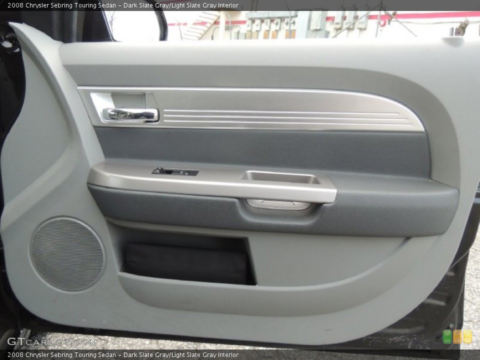Dark Slate Gray/Light Slate Gray Interior Door Panel for the 2008 Chrysler Sebring Touring Sedan #78730427