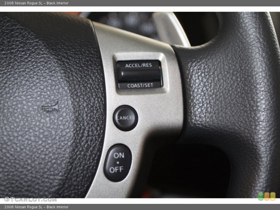 Black Interior Controls for the 2008 Nissan Rogue SL #78731510