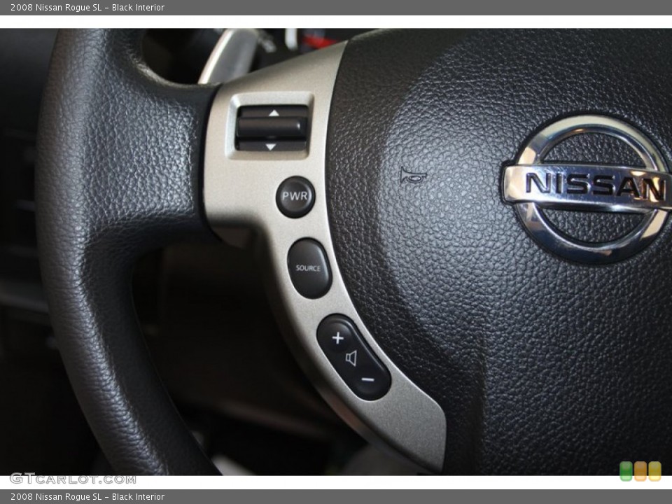 Black Interior Controls for the 2008 Nissan Rogue SL #78731527