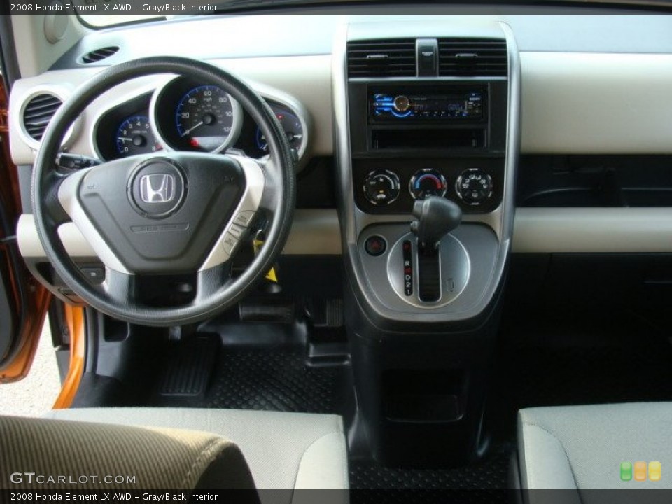 Gray/Black Interior Dashboard for the 2008 Honda Element LX AWD #78731981