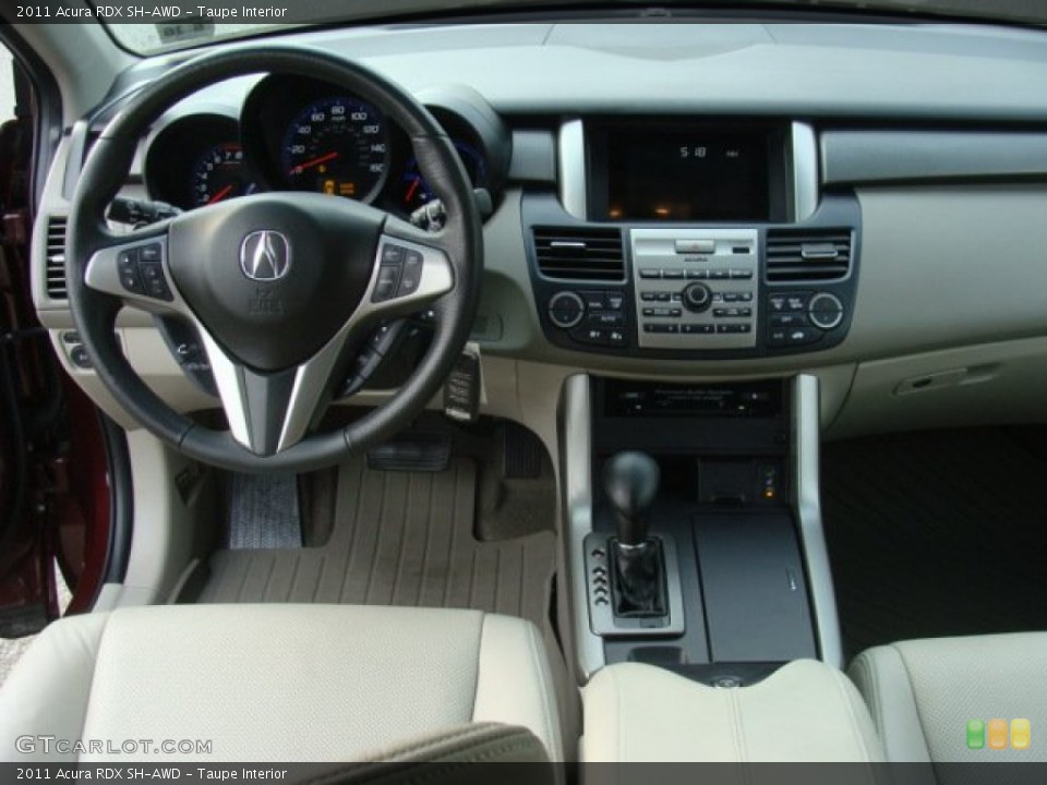 Taupe Interior Dashboard for the 2011 Acura RDX SH-AWD #78732298
