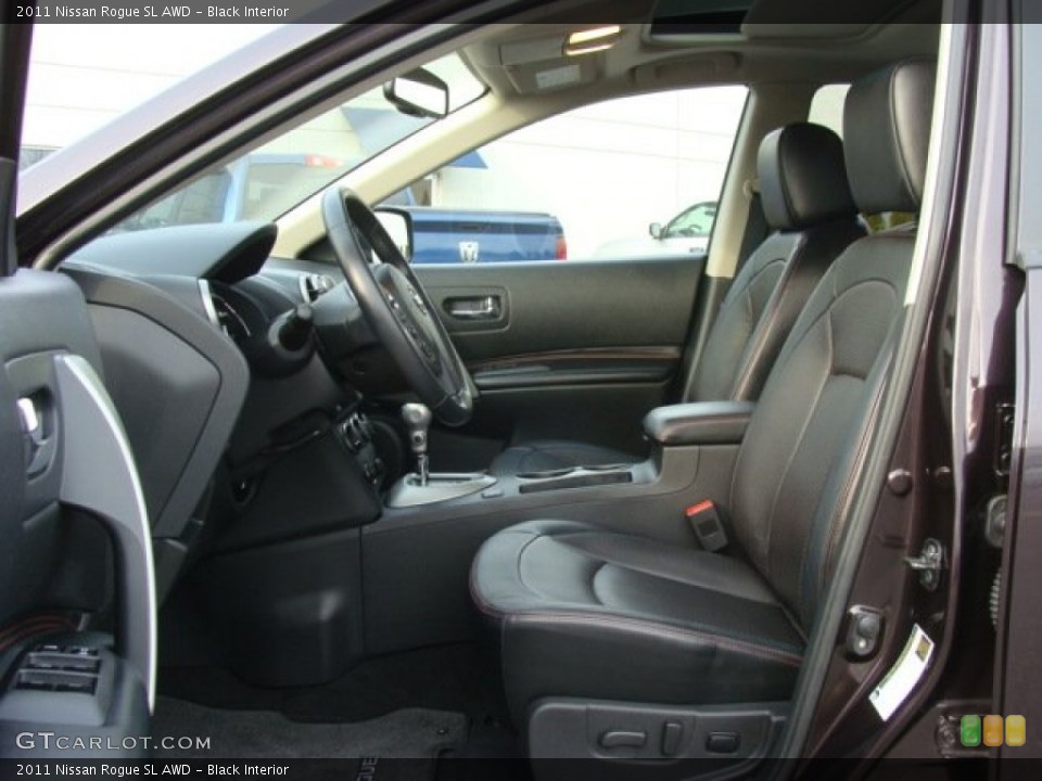 Black Interior Photo for the 2011 Nissan Rogue SL AWD #78732545