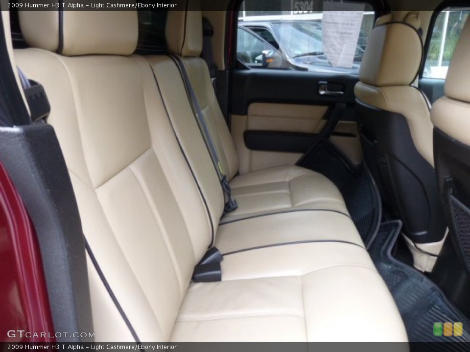 Light Cashmere/Ebony Interior Rear Seat for the 2009 Hummer H3 T Alpha #78733049