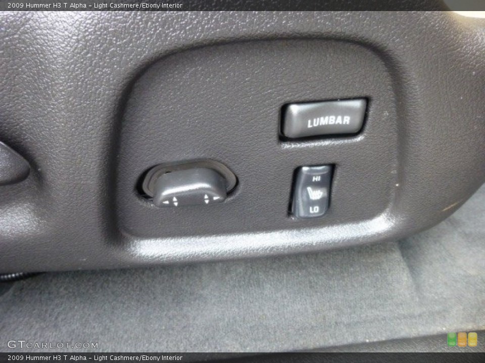 Light Cashmere/Ebony Interior Controls for the 2009 Hummer H3 T Alpha #78733118