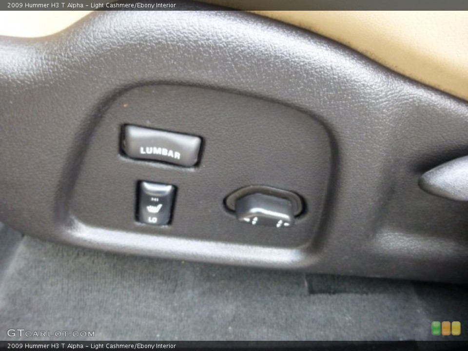Light Cashmere/Ebony Interior Controls for the 2009 Hummer H3 T Alpha #78733178