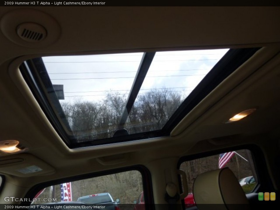 Light Cashmere/Ebony Interior Sunroof for the 2009 Hummer H3 T Alpha #78733193
