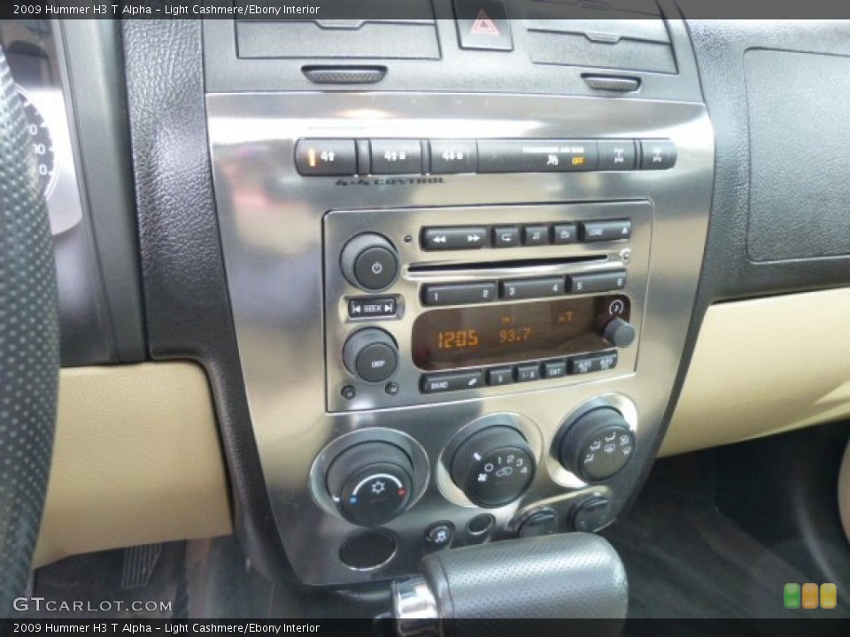 Light Cashmere/Ebony Interior Controls for the 2009 Hummer H3 T Alpha #78733235