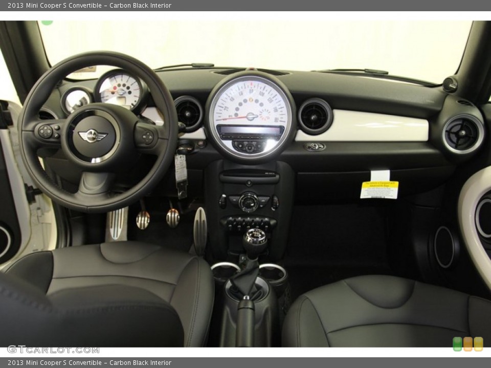 Carbon Black Interior Dashboard for the 2013 Mini Cooper S Convertible #78733834