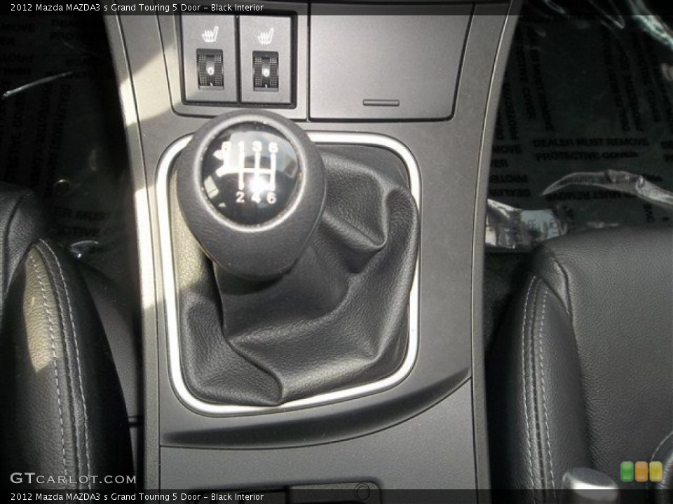 Black Interior Transmission for the 2012 Mazda MAZDA3 s Grand Touring 5 Door #78733970