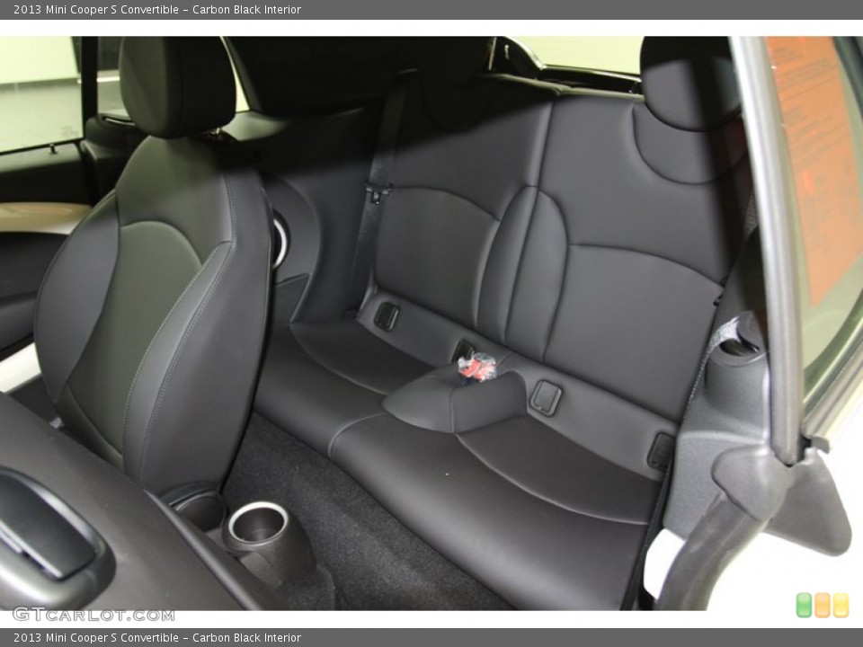 Carbon Black Interior Rear Seat for the 2013 Mini Cooper S Convertible #78733994