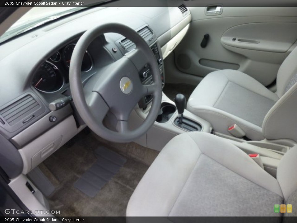 Gray Interior Prime Interior for the 2005 Chevrolet Cobalt Sedan #78734026