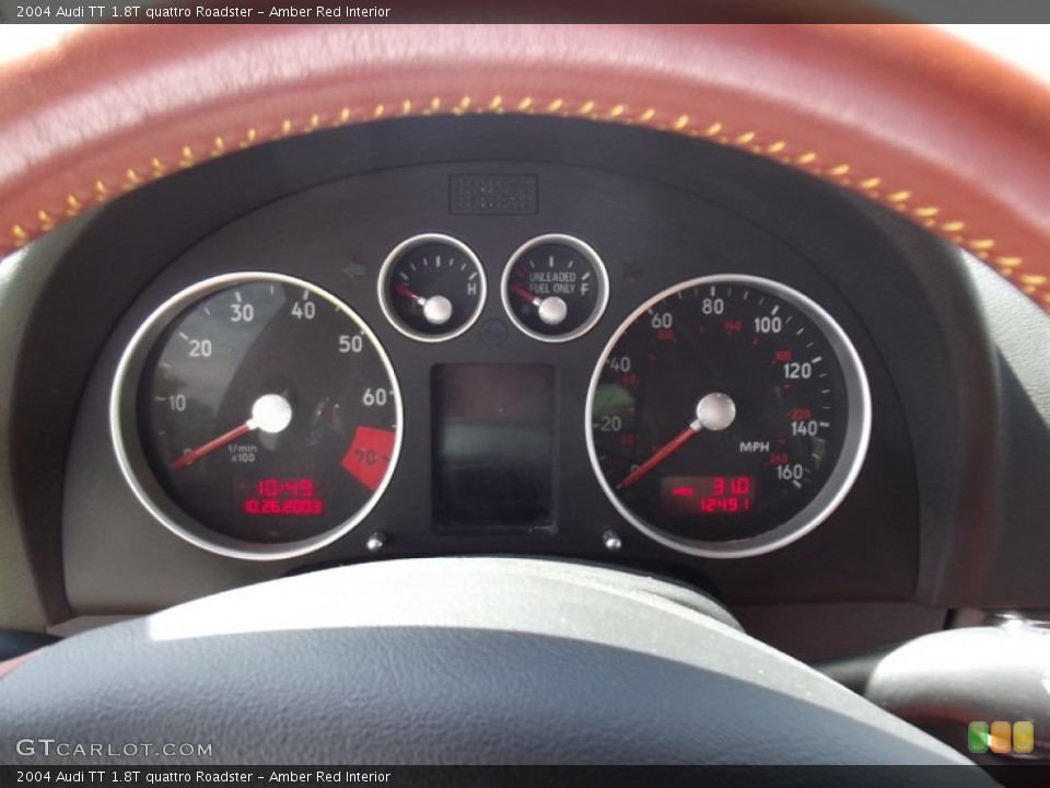 Amber Red Interior Gauges for the 2004 Audi TT 1.8T quattro Roadster #78735347