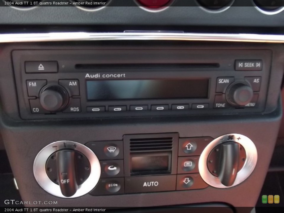 Amber Red Interior Audio System for the 2004 Audi TT 1.8T quattro Roadster #78735434