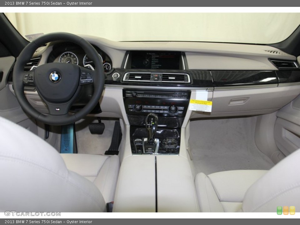 Oyster Interior Dashboard for the 2013 BMW 7 Series 750i Sedan #78735703