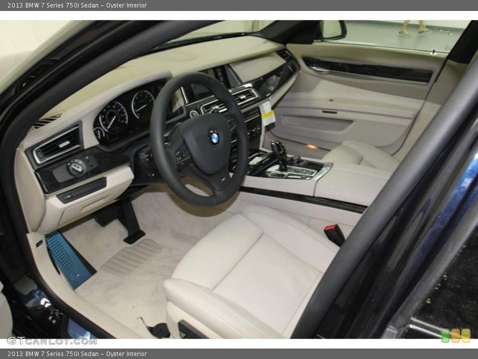 Oyster Interior Prime Interior for the 2013 BMW 7 Series 750i Sedan #78735848