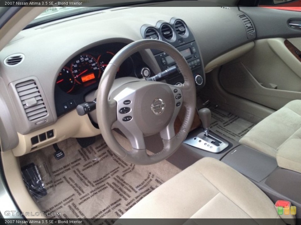 Blond Interior Prime Interior for the 2007 Nissan Altima 3.5 SE #78737956