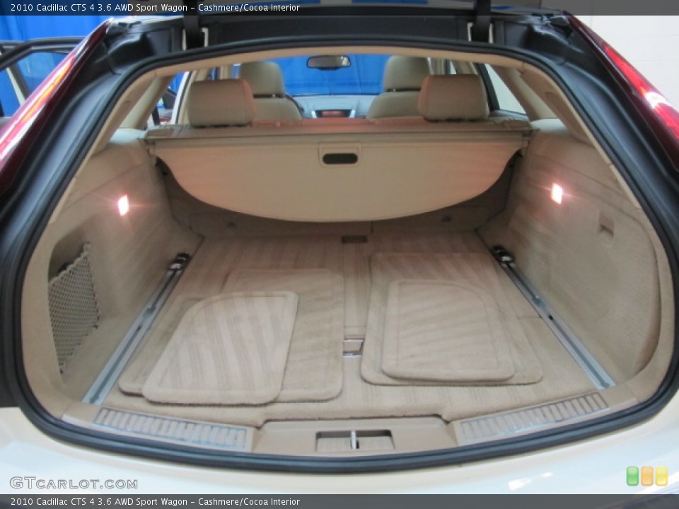 Cashmere/Cocoa Interior Trunk for the 2010 Cadillac CTS 4 3.6 AWD Sport Wagon #78739122
