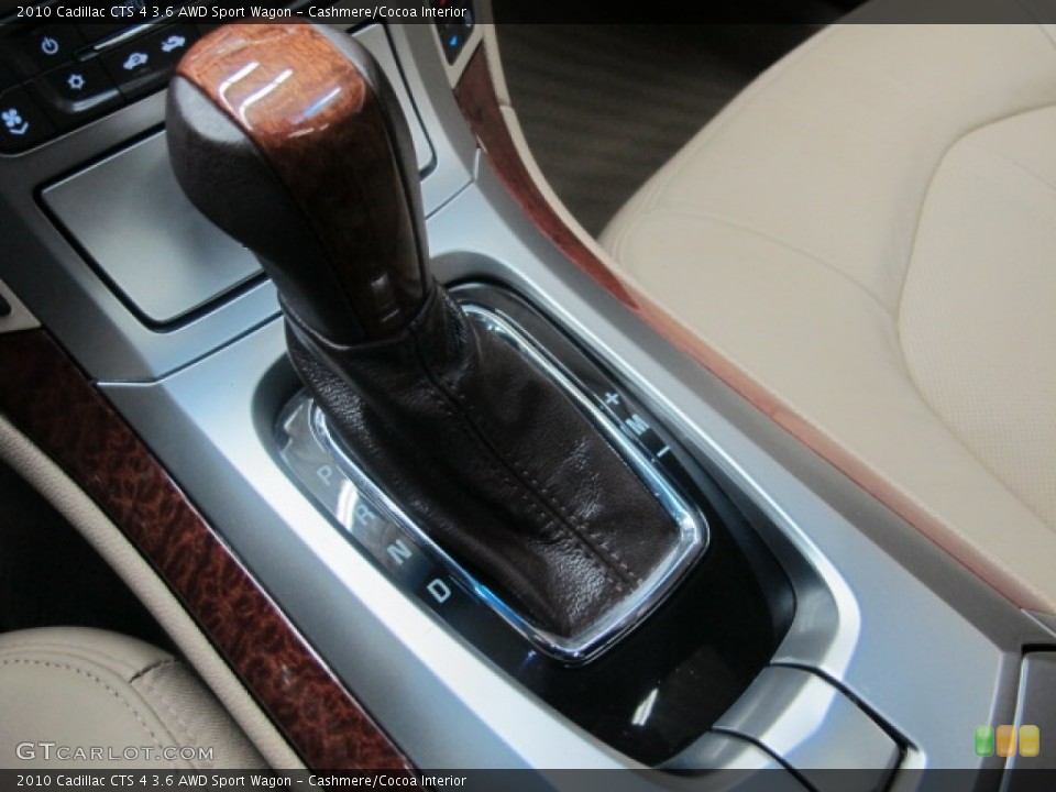 Cashmere/Cocoa Interior Transmission for the 2010 Cadillac CTS 4 3.6 AWD Sport Wagon #78739517
