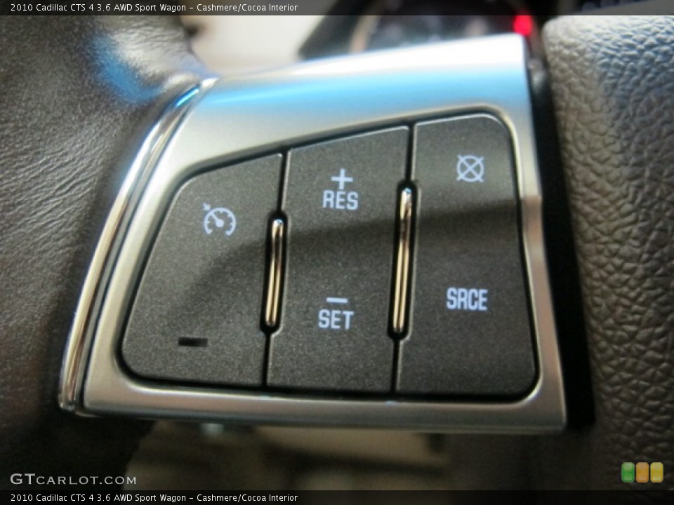 Cashmere/Cocoa Interior Controls for the 2010 Cadillac CTS 4 3.6 AWD Sport Wagon #78739562