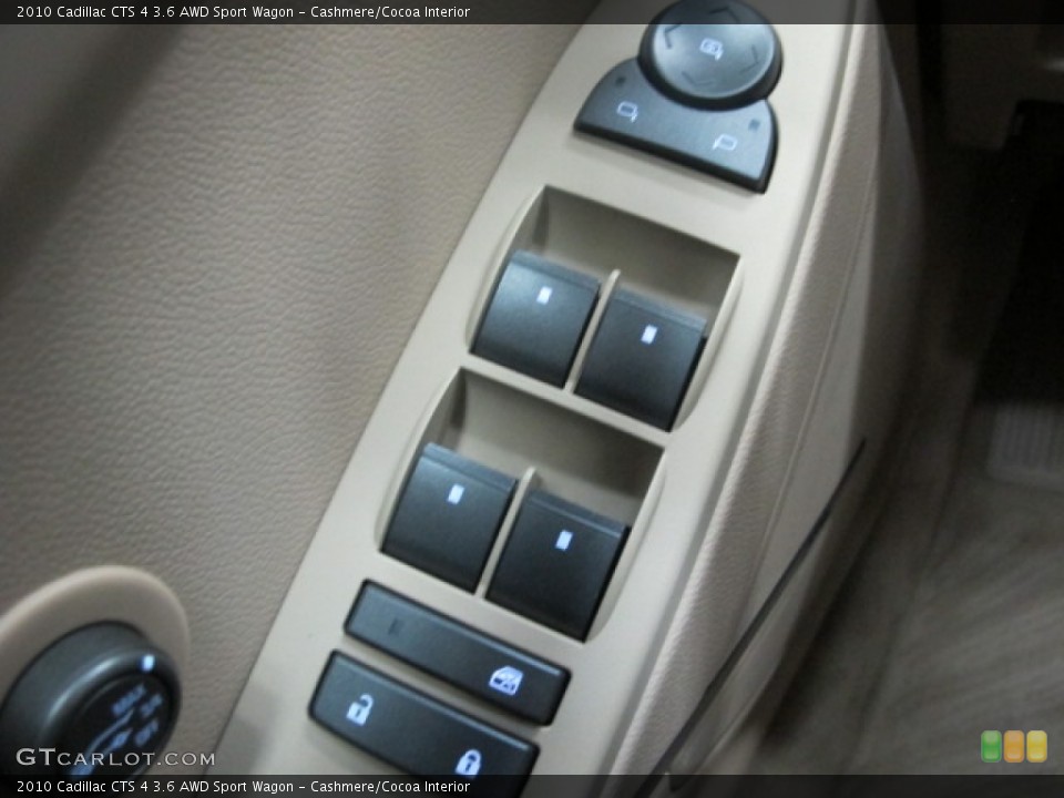 Cashmere/Cocoa Interior Controls for the 2010 Cadillac CTS 4 3.6 AWD Sport Wagon #78739583
